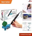 Super 3D Printing Pen Kit with PLA Filament and Variable Temperature Control