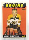 2001-02 Topps Rookie Reprints GERRY CHEEVERS (1965 Design) Boston Bruins #31 NHL