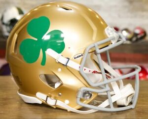 New ListingAuthentic Game-Worn Notre Dame Riddell Football Helmet (2013 BCS Bowl Season)
