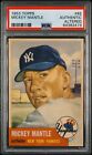 1953 Topps Mickey Mantle SHORT PRINT #82 PSA AA NICELY CENTERED!! SHARP CORNERS!