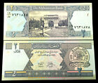 Afghanistan 2 Afghani Banknote World Paper Money UNC Currency Bill Note