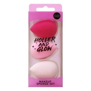 Holler and Glow Makeup Beauty Blender Sponge Set - 3ct