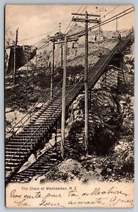 The Steps at Weehawken New Jersey 1905 Postcard