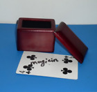 Mystery Magic Box Card to Wooden Box Magic Trick Mentalism Illusion Card to Box
