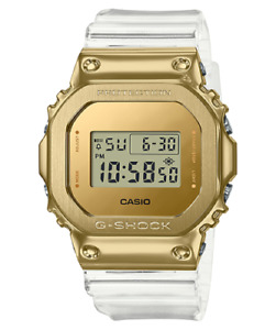 Authentic G-Shock Casio Limited Edition GoldIP Transparent Men Watch GM5600SG-9D