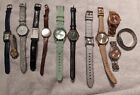 Lot Of 12 Watches, Vintage Timex And Rose Gold Kenneth Cole