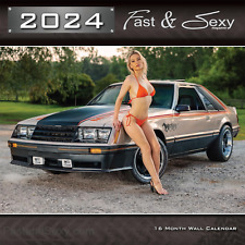 Car Girl Wall Calendar 12X12 Inches (2024 PG Version)