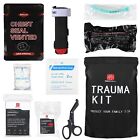 Trauma Kit, IFAK Tactical Emergency Medical First Aid Kits Refill Supplies Su...