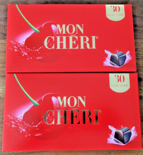 FRESH BOXES 60 PCS total  germany Ferrero Mon Cheri CHERRY chocolate 07/2024