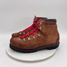 Bass Men Sz 11.5M Brown Suede Hiking Backpacking Vibram Sole Trail Stomper Boot