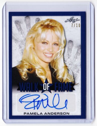 Pamela Anderson 2017 Leaf Pop Century Autograph Card # /10 !! Pam Signature Auto