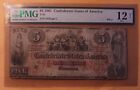 Confederate Currency T31 1861 $5 CSA Money PCGS Note Authentic Fine Condition