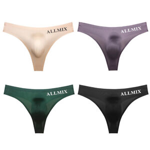Men Sexy Briefs G-String Shorts Thong Letter Underwear Lingerie Fitness Thin HOT