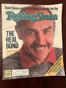 Rolling Stone Magazine Sean Connery Fleshtones Robert Plant Phil Collins -1Owner
