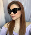New Fashionista Oversized Elegant Black Cat Eye Women's Sunglasses X3