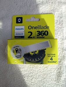 Philips Norelco QP420/80 OneBlade Replacement Blades, 2 Count