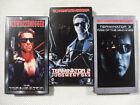 Lot of 3 - Terminator 1, 2 & 3 Arnold Schwarzenegger VHS Tapes - Judgement Day