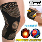 Knee Sleeves Compression Brace Support Sport Joint Injury Pain Arthritis Copper