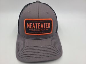 Meat Eater Fueled By Nature Mesh Trucker Snapback Hat Cap Men Women Gray Black
