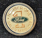 VINTAGE FORD #1 SALES MANAGER AWARD ENAMEL LAPEL PIN .75 INCH