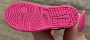 Nike Air Jordan Pink & Black Shoe Off White Wrist Lanyard  Keychain So Cute!!