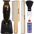 Wahl 5 Star Gold Detailer Cordless Li Trimmer and Barber Accessories