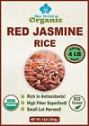 Organic Thai Red Jasmine Rice Whole Grain Keto Diet Healthy Super food 4 LB