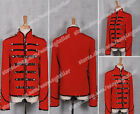 My Chemical Romance Cospaly Parade Military Red Black Jacket Leather Coat New