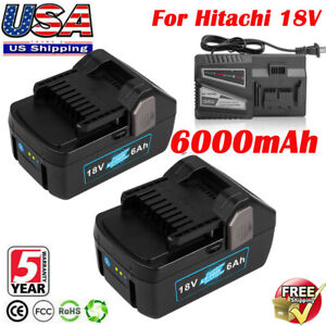 18V lithium battery For HITACHI HXP BSL1815 BSL1815X BSL1830 BSL1840 Or Charger