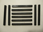 (C2 / 2) 10x LEGO 3703 technology / technical hole beams perforated bricks black 1x16