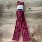Vintage BURGUNDY Cable Knit ACRYLIC Knee High SCHOOL GIRL Socks~NWT
