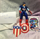 Marvel Comics Silver Age Captain America Action Figure 1999 Toy Biz Vtg 90s