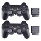 2 Pack For Sony PS2 2.4G Wireless Twin Shock Game Controller Joystick Joypad