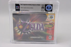 Zelda: Majora's Mask Collector's Edition Nintendo N64 Sealed Wata Graded 8.0 A