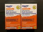 (2) New Boxes Equate Multi-Symptom Menopause Formula 100% Drug-free