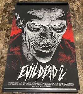 Evil Dead 2 Mondo Print 24x36 Rare! Poster Bruce Cambell