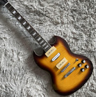 SG Electric Guitar 3ts Flamed Maple Top P90 Pickup Chrome Hardware Free Shipping