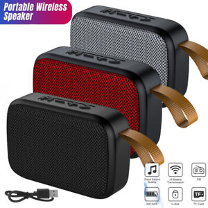 Wireless Mini Bluetooth Speaker Waterproof Outdoor Stereo Bass USB/TF/FM Radio