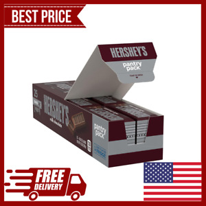 HERSHEY'S Milk Chocolate Snack Size, Candy Bars, 0.45 oz (25 Pieces)