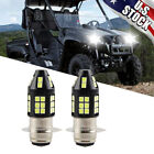 For Yamaha Rhino 660 700 2004-2011 2012 2013 LED Headlight Kit 6000K White Bulbs (For: Suzuki King Quad 700)