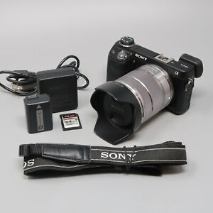 New ListingSony NEX-6 16.1MP Mirrorless Camera w/18-55 mm Lens -- 4K Clicks