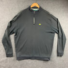 Masters Collection Quarter Zip Mens Extra Large Gray Pullover Performance Golf