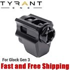 Tyrant CNC T-Comp/Compensator for 9mm Gen3 Glock (Black Body w/ Black Stem)
