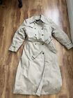 Double Breasted Vintage London Fog Trench Coat (Size 6R)
