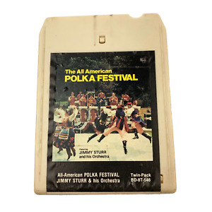 All-American Polka Festival Jimmy Sturr 8-Track Tape BD-8T-546 1981 Untested