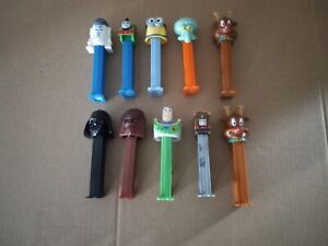 New ListingLot of 10 Miscellaneous PEZ Dispensers - Star Wars, Toy Story, Thomas, Etc.