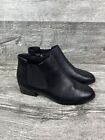Munro Womens Averee Ankle Boots Booties Leather Zipper Block Zip 7.5 W Excellent