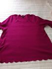 Ladies Plus Size 2X Pullover Sweater Type Top W 3/4 Sleeves 5th Pic Is Close To