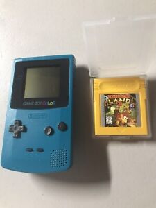 New ListingNintendo Game Boy Color Handheld Game System Console + Donkey Kong Land 2 DKC
