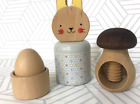 Lot Lovevery Petite Collage Musical Bunny Woode Mushroom Nut Cracker Montessori